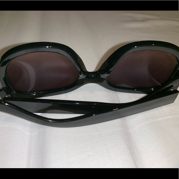Black Thick Rimmed Sunglasses - Picture 2 of 4